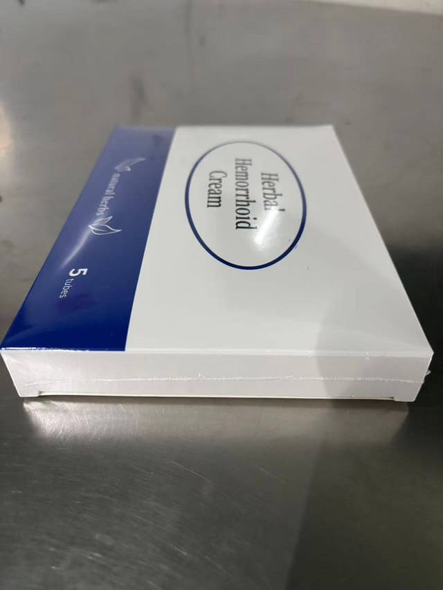 Herbal Hemorrhoid Cream - Side View